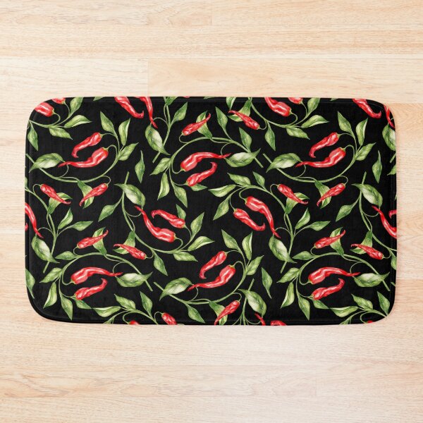 Item preview, Red Hot Chili Pepper Floral Pattern designed and sold by Gribanessa.