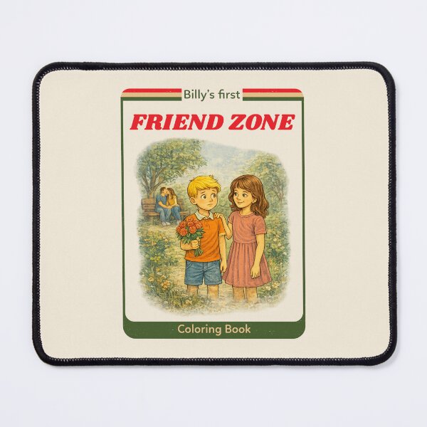 Item preview, Billy's First Friend Zone funny retro design designed and sold by The Sporty Nerd.