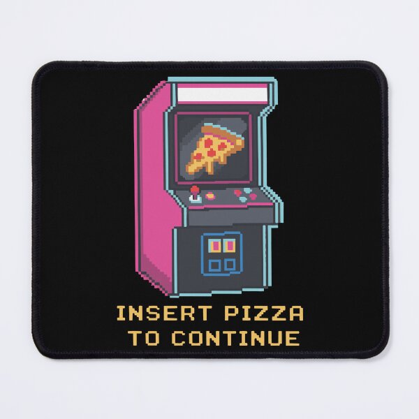Item preview, 8-Bit Retro Arcade Pizza- Pixel Art Gamer Humor designed and sold by Mdozet.