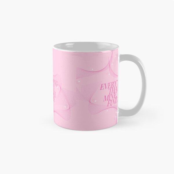 Item preview, Everything that is mine, will find me Quote, Pink designed and sold by Magic Love Art Print.