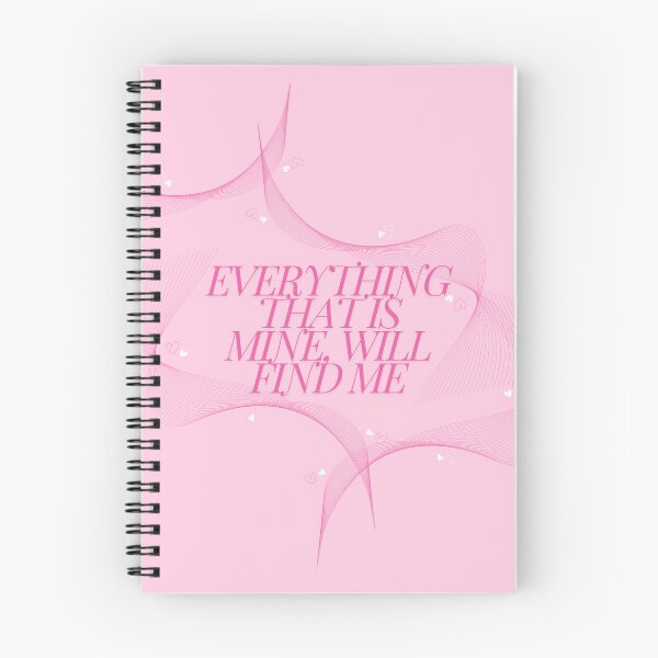 Item preview, Everything that is mine, will find me Quote, Pink designed and sold by Magic Love Art Print.