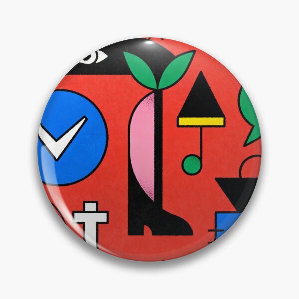 Item preview, Bold Modern Symbolism (Red Graphic Art) designed and sold by tim tal.