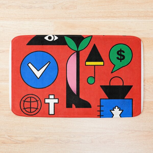Item preview, Bold Modern Symbolism (Red Graphic Art) designed and sold by tim tal.