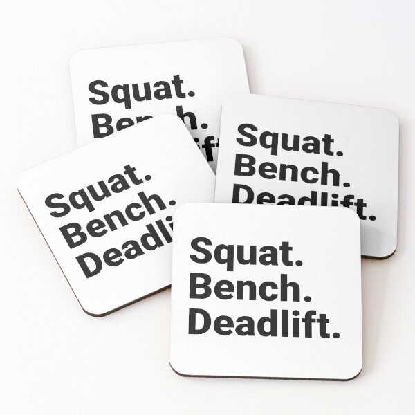 Item preview, Squat. Bench. Deadlift. designed and sold by UrbnState.