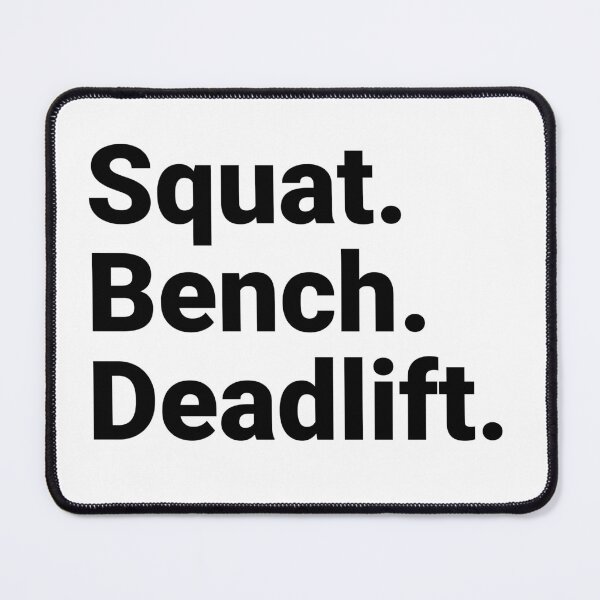 Item preview, Squat. Bench. Deadlift. designed and sold by UrbnState.