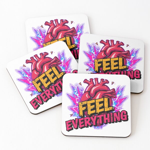 Item preview, Feel Everything Electric Heart designed and sold by Erik Visnievskij.