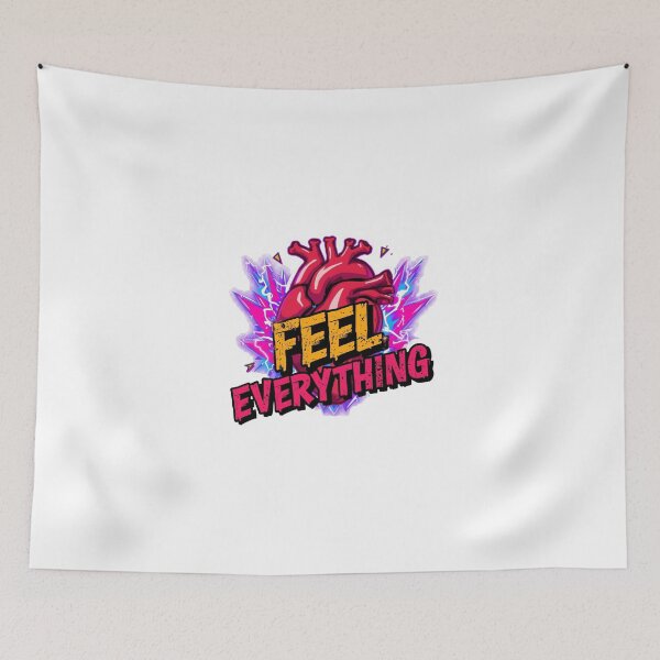 Item preview, Feel Everything Electric Heart designed and sold by Erik Visnievskij.
