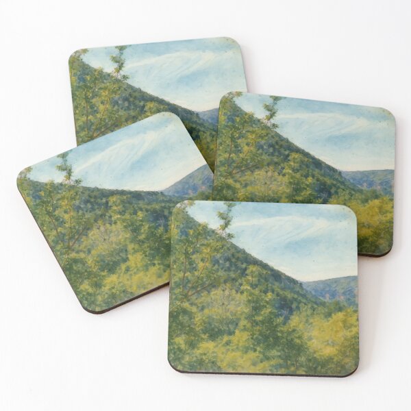 Item preview, Mountain Valley with Lush Forest – Fine Art Landscape Photography designed and sold by M.ALK.Watercolor.