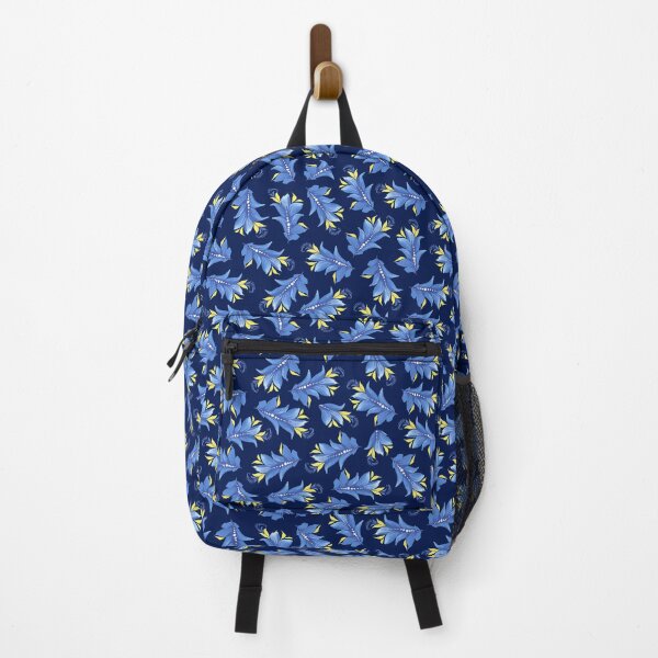 Item preview, blue-yellow leaves, curl, plant pattern flowers, Ukrainian art, Petrykivka style, author's drawing designed and sold by Sunflower-7.