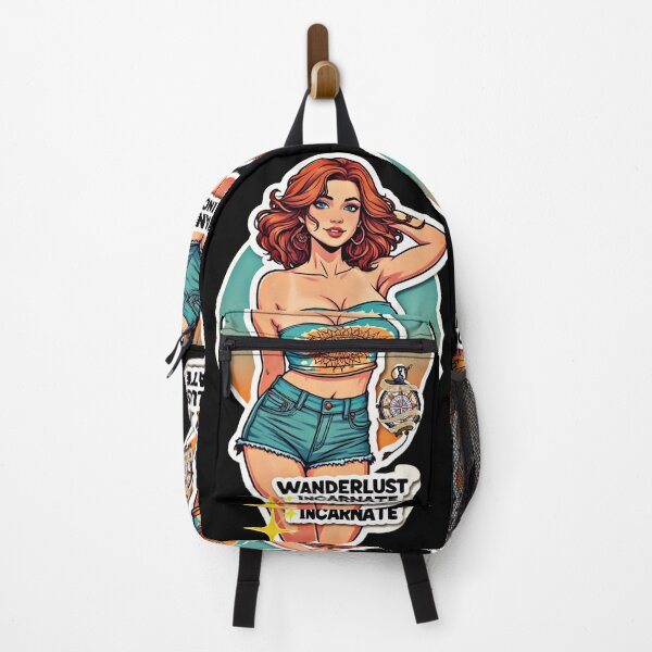 Item preview, Wanderlust Incarnate Retro Travel Vibes designed and sold by Neer arts.