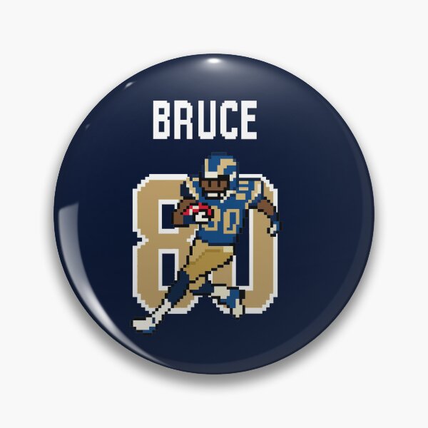 Item preview, Isaac Bruce #80 Rams 8-Bit Football Tribute designed and sold by TheArtOfCar.