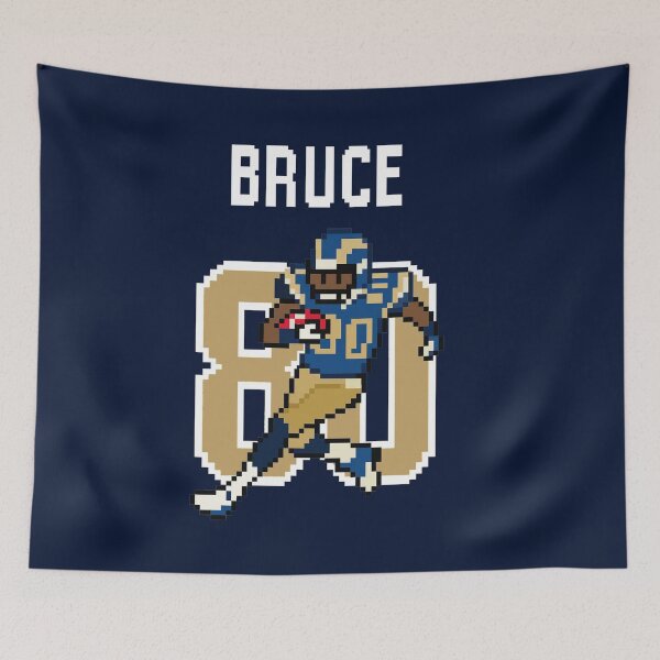 Item preview, Isaac Bruce #80 Rams 8-Bit Football Tribute designed and sold by TheArtOfCar.