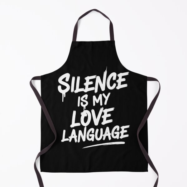 Item preview, Silence Is My Love Language - Introvert Quiet Grunge Quote designed and sold by LockjowArt.