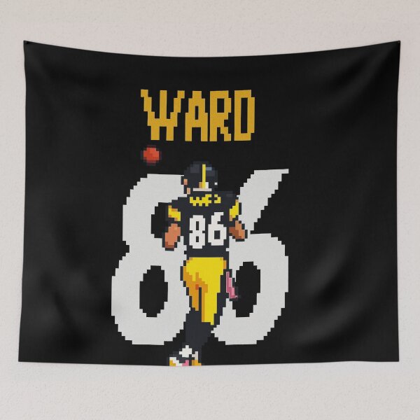Item preview, Hines Ward #86 Steelers 8-Bit Retro Football Art designed and sold by TheArtOfCar.