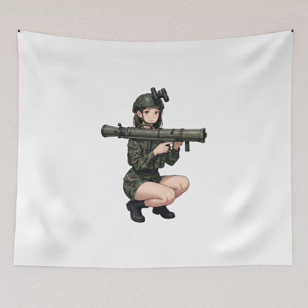 Item preview, Rocket Launcher Girl designed and sold by RAWLIFEGRAPHIC.