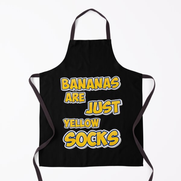 Item preview, Bananas are just yellow socks funny meme quote designed and sold by CleanDecor.