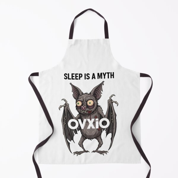 Item preview, Sleep Is A Myth - Funny Insomniac Bat Mood Art designed and sold by OVXIO.