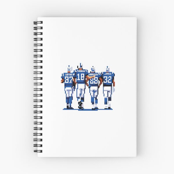 Item preview, Indianapolis Colts Legends 8-Bit Tribute – Manning, Wayne, Harrison & James designed and sold by TheArtOfCar.