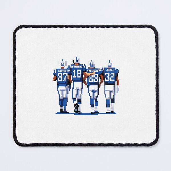 Item preview, Indianapolis Colts Legends 8-Bit Tribute – Manning, Wayne, Harrison & James designed and sold by TheArtOfCar.