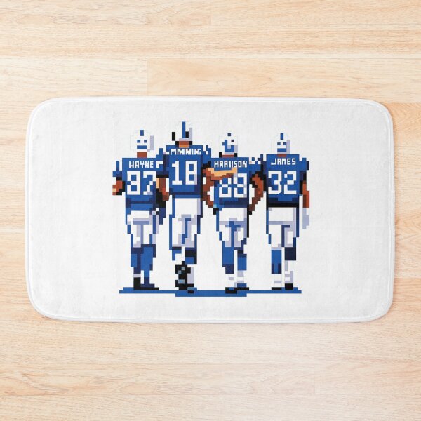 Item preview, Indianapolis Colts Legends 8-Bit Tribute – Manning, Wayne, Harrison & James designed and sold by TheArtOfCar.