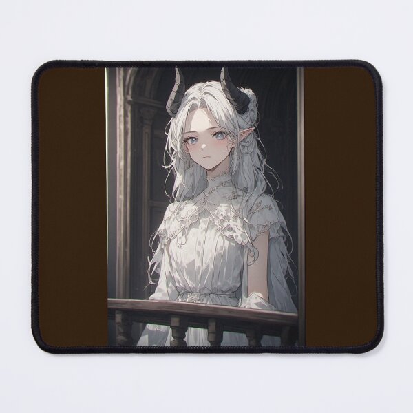 Item preview, Gothic anime demon girl and balcony designed and sold by ArtsJulian.