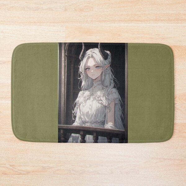 Item preview, Gothic anime demon girl and balcony designed and sold by ArtsJulian.