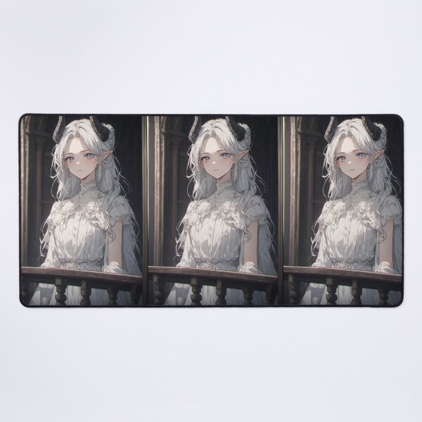 Item preview, Gothic anime demon girl and balcony designed and sold by ArtsJulian.