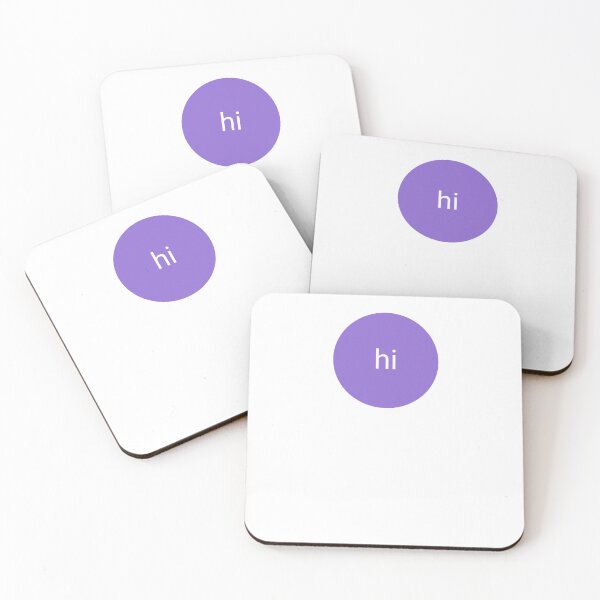 Item preview, Hi Logo Dot – Purple circle symbol with dot, subtle shirt gift for minimalists designed and sold by LEMIN K.