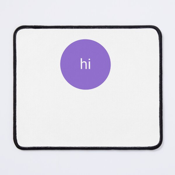 Item preview, Hi Logo Dot – Purple circle symbol with dot, subtle shirt gift for minimalists designed and sold by LEMIN K.