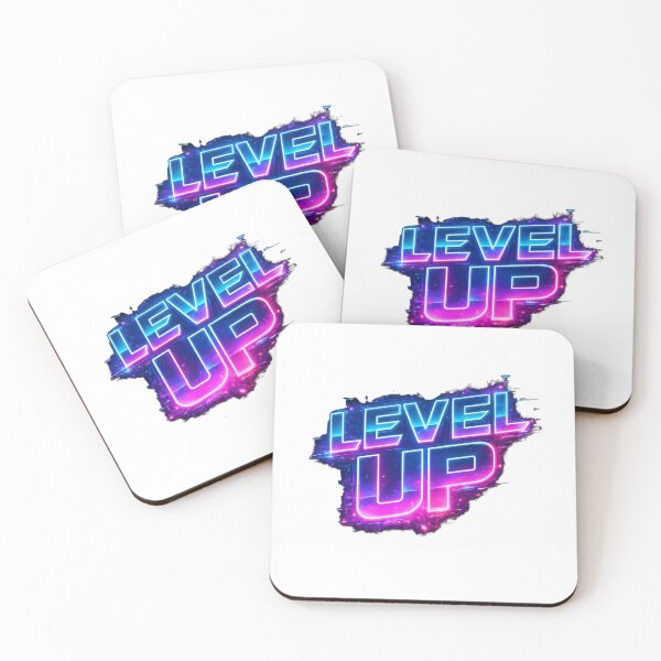 Item preview, Level Up Neon. designed and sold by Nika Art Studio.