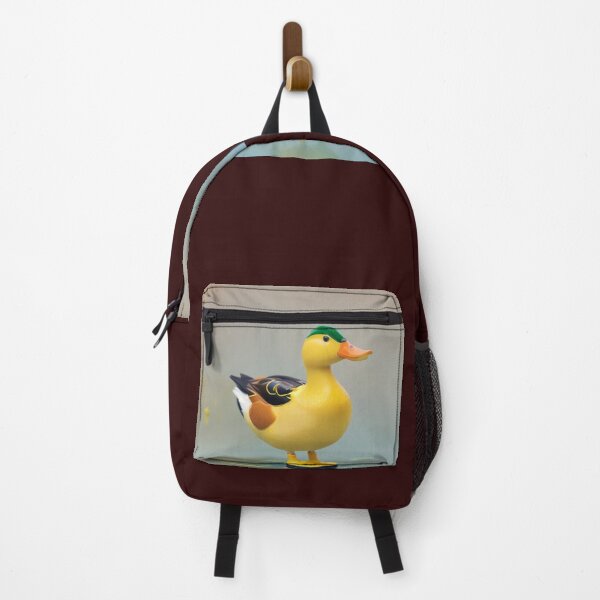 Item preview, Cute Yellow Duck Figurine – Adorable 3D Duck Character Illustration designed and sold by Noctavia07.