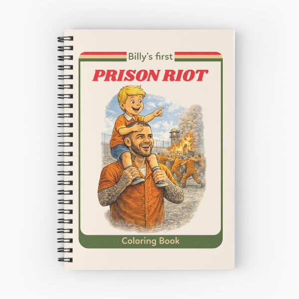 Item preview, Billy's First Prison Riot funny retro design designed and sold by The Sporty Nerd.
