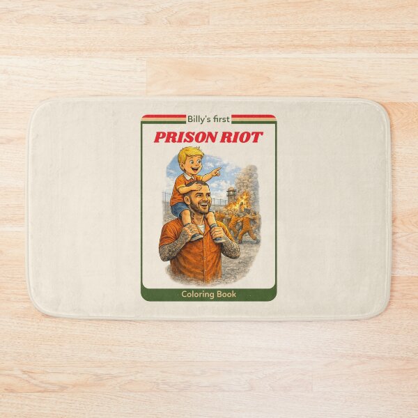 Item preview, Billy's First Prison Riot funny retro design designed and sold by The Sporty Nerd.
