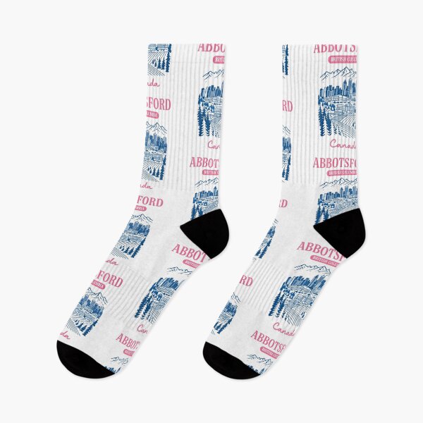 Item preview, Abbotsford BC Canada Cute Pastel Landscape Skyline  designed and sold by HowToCanadian.