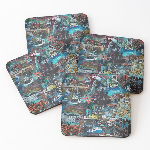 Item preview, Pesca en la costa este designed and sold by OilSandsArtist.