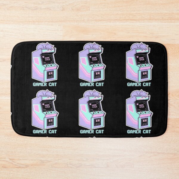 Item preview, Retro Gamer Cat Pastel Arcade Pixel Art designed and sold by RonyMady.