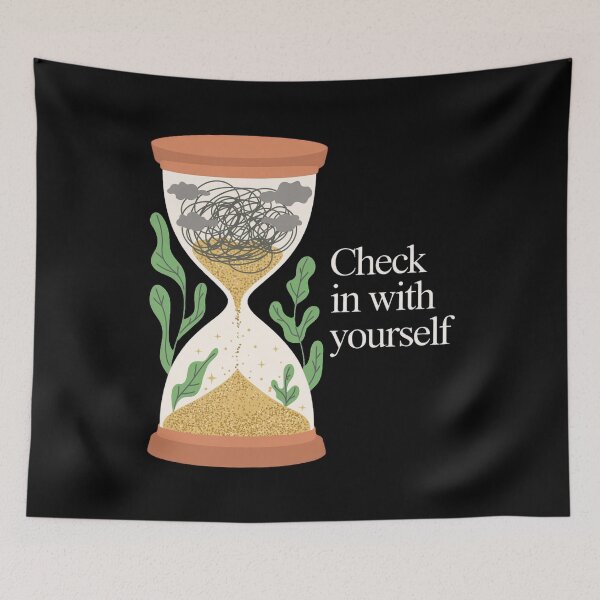Item preview, Mindful Meditation Hourglass Design designed and sold by SignumShop.