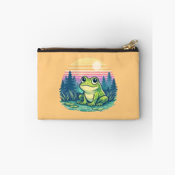 Item preview, Retro frog at sunset designed and sold by FroggyOnly.