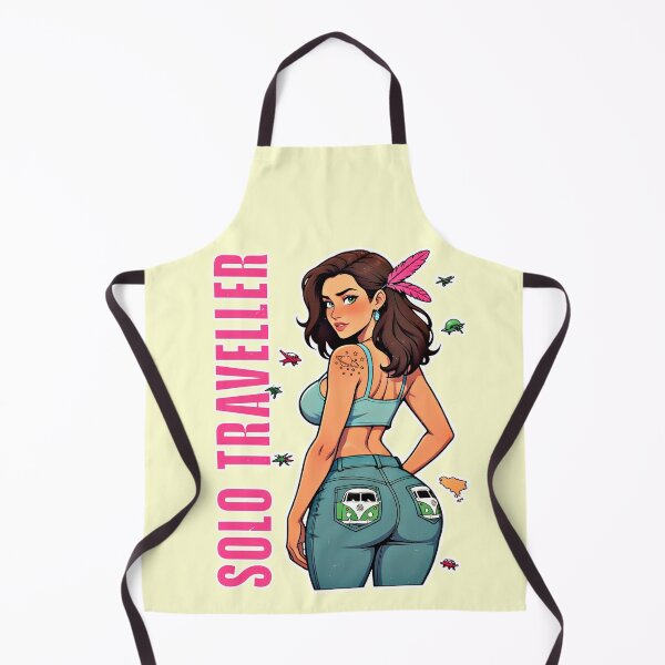 Item preview, Solo Traveler Retro Travel Vibes designed and sold by Neer arts.