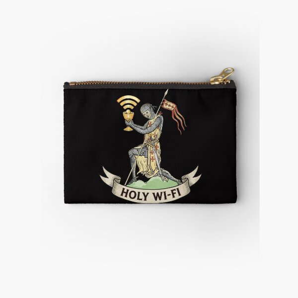 Item preview, Holy Wi-Fi Medieval Knight - Funny Manuscript Meme designed and sold by Virtualstars.