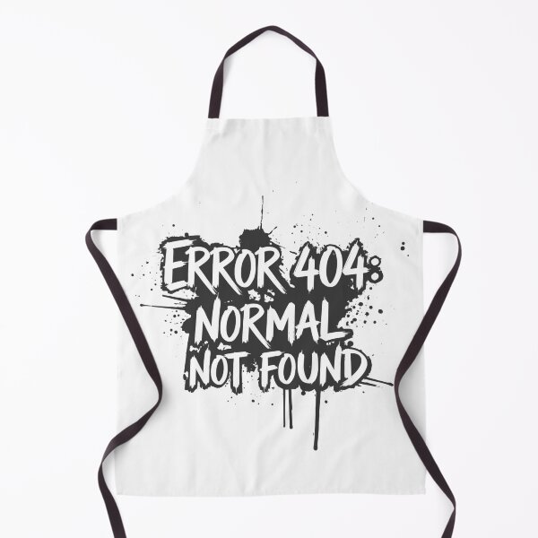 Item preview, ERROR 404 Normal Not Found - Funny Tech Geek Graffiti designed and sold by LockjowArt.