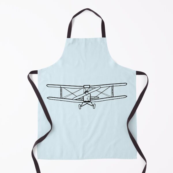 Item preview, Vintage DH Tiger Moth 1930s biplane aircraft outline (black) designed and sold by soitwouldseem.