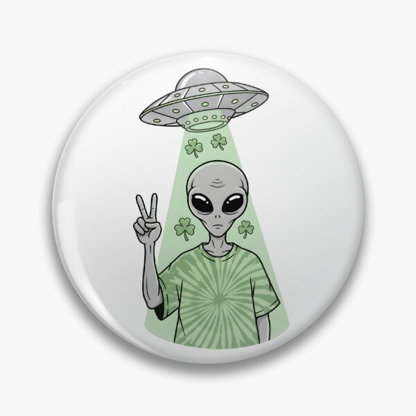 Artikelvorschau, Friede sei mit euch, ihr glücklichen Alien-UFOs! entworfen und verkauft von Kvarny.