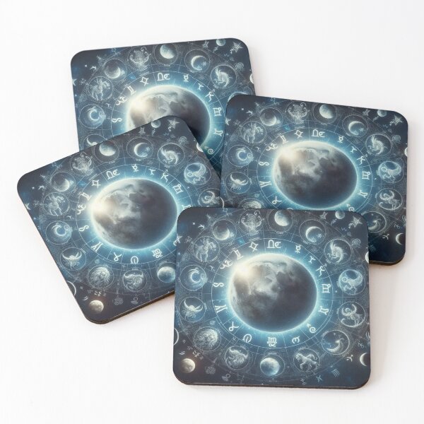 Item preview, Dark Celestial Moon Circle 2 designed and sold by Sybille-Yates.