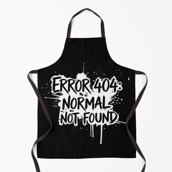 Item preview, ERROR 404 Normal Not Found - Funny Tech Geek Graffiti designed and sold by LockjowArt.