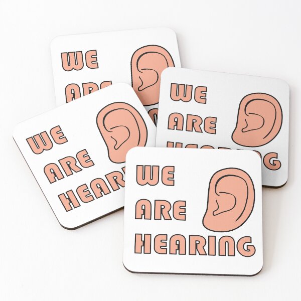Item preview, We Are Hearing – Funny Hiring Pun Design for Recruiters, HR Teams & Job Seekers designed and sold by WordPlayStudio.