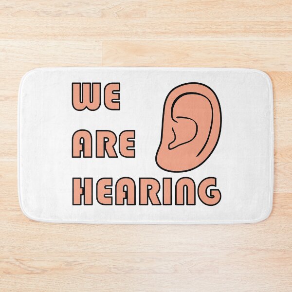Item preview, We Are Hearing – Funny Hiring Pun Design for Recruiters, HR Teams & Job Seekers designed and sold by WordPlayStudio.
