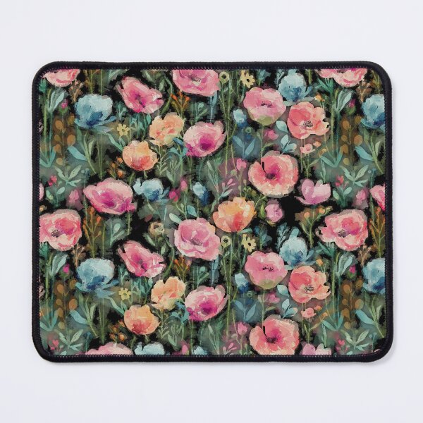 Item preview, Watercolor Blurred Field of Flowers designed and sold by Nina May Designs.