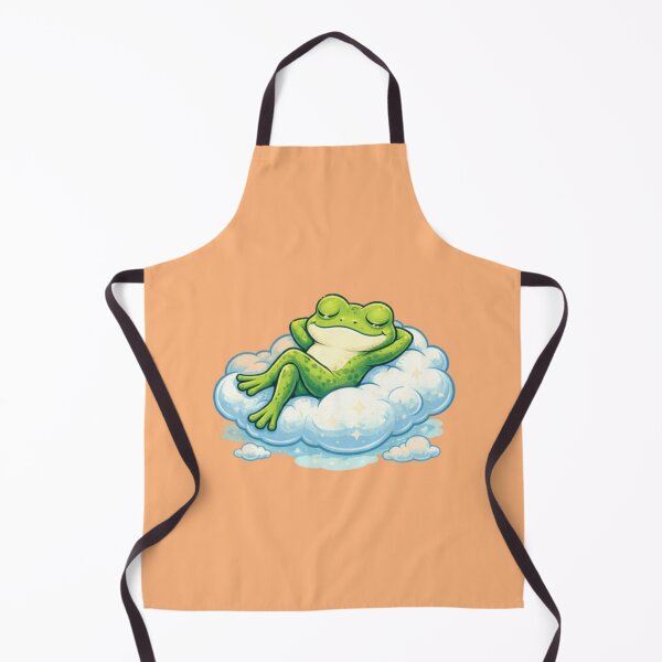 Item preview, Relaxing frog on a soft cloud designed and sold by FroggyOnly.