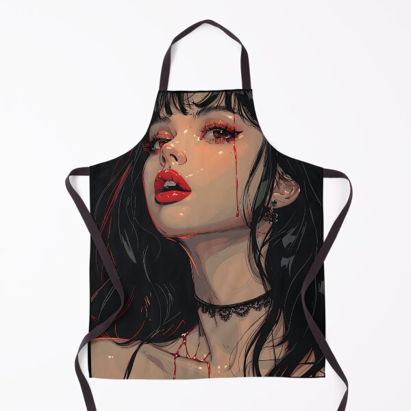Item preview, Crying Blood Vampire Girl - Dark Anime Aesthetic designed and sold by QNTR CULT.